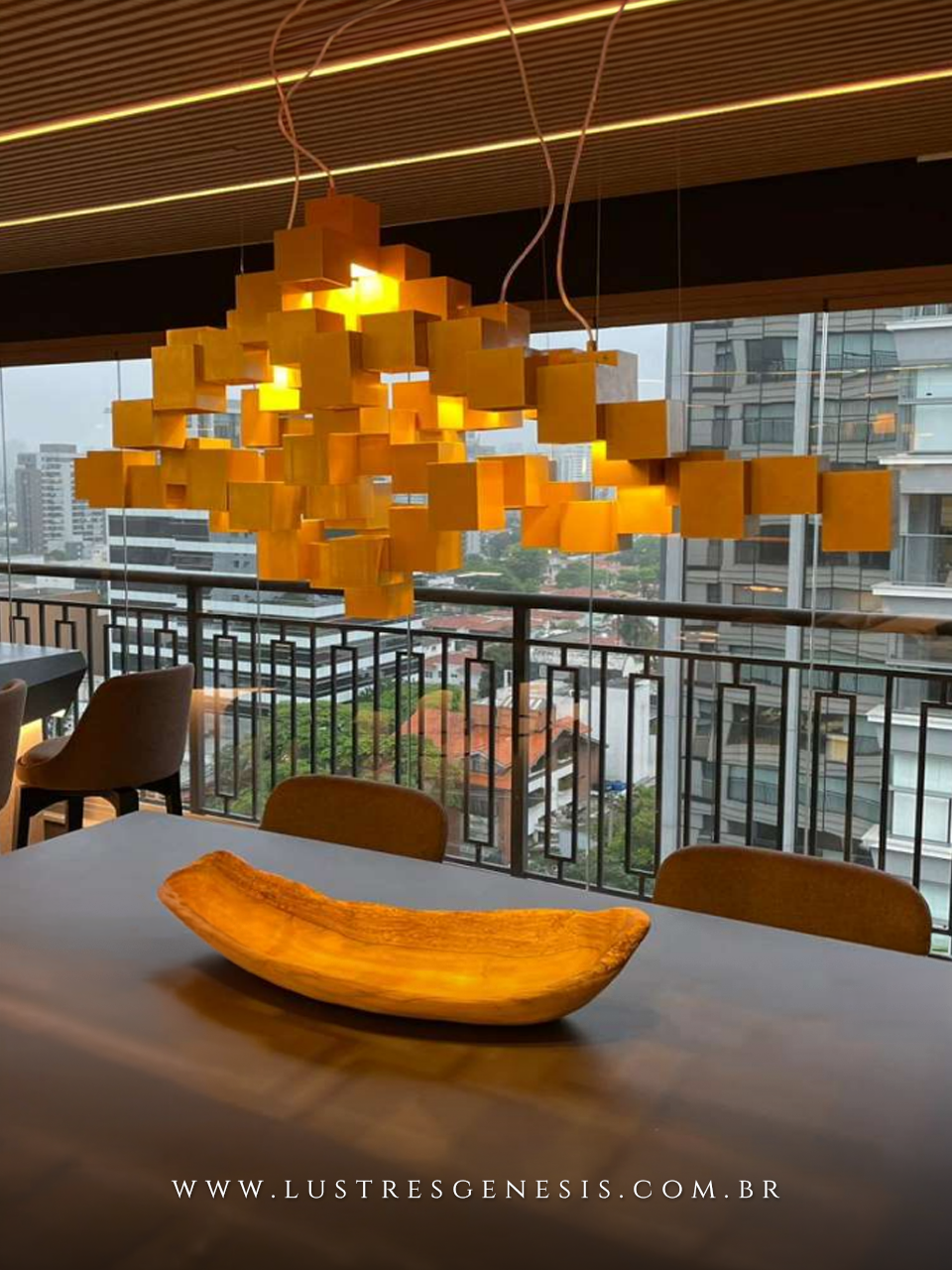 Pendente Contempor&acirc;neo Grande All Lux para Mesa de Jantar